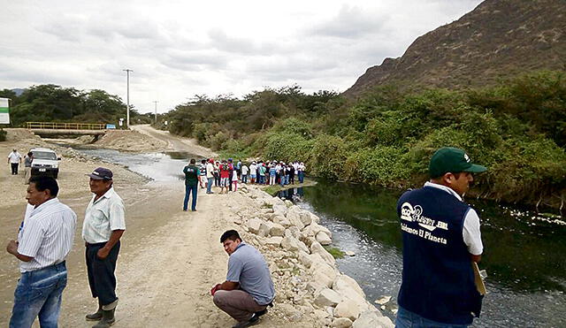 Lambayeque: Comuneros radicalizarán sus protestas por contaminación de río Olmos 