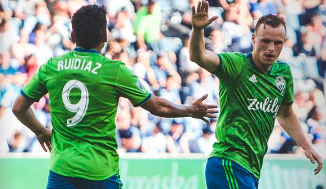 Ruidíaz anotó su quinto gol en la temporada con Seattle Sounders en la MLS [VIDEO]