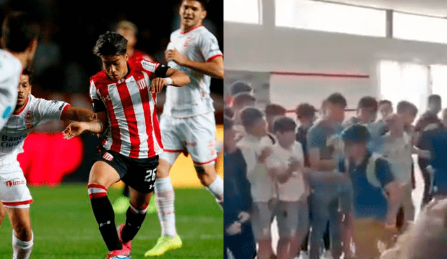 Superliga Argentina: Darío Sarmiento debutó con 16 años y lo celebró en el colegio.