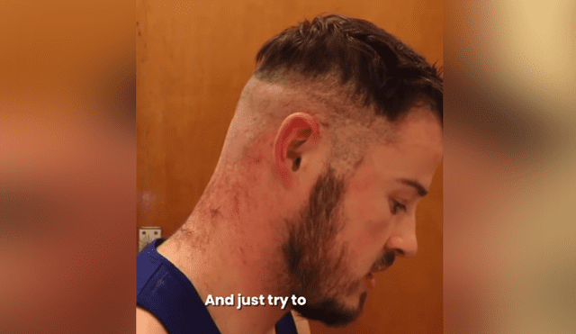 A través de Facebook se hizo viral el terrible resultado de un joven luego de trata de cortarse el cabello por sí mismo.