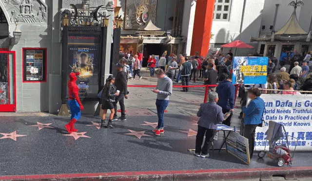 Google Maps: hizo zoom en el paseo de la fama en Hollywood y se topó con Spiderman [FOTOS] 