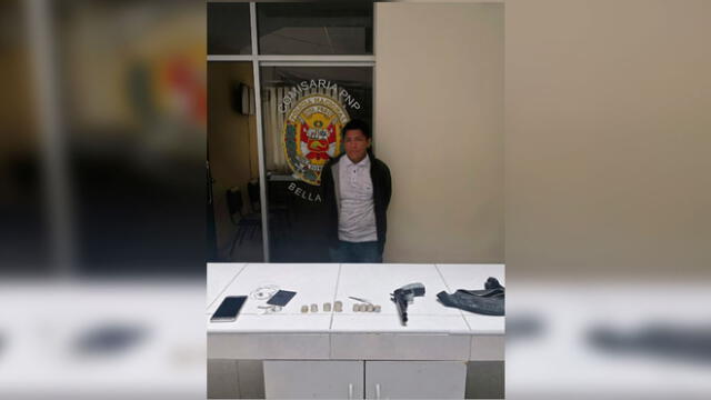 Hampón armado asalta microbús en Trujillo