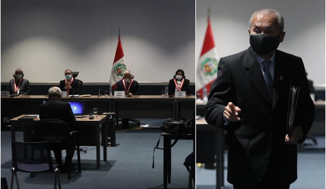 Pedro Chávarry negó las imputaciones en su contra y su abogado pidió que no se admita la suspensión en su contra. Foto: Jorge Cerdán/La República.