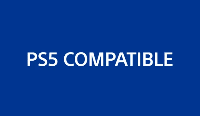 Esta sería la etiqueta que colocaría Sony en juegos y accesorios de PS4 compatibles con PS5. Foto: PlayStation.