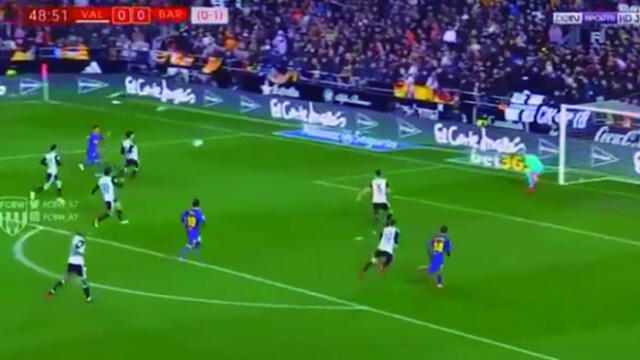 Barcelona vs Valencia: Así fue el primer gol de Philippe Coutinho 