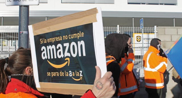 Trabajadores de Amazon iniciaron huelga en pleno Black Friday