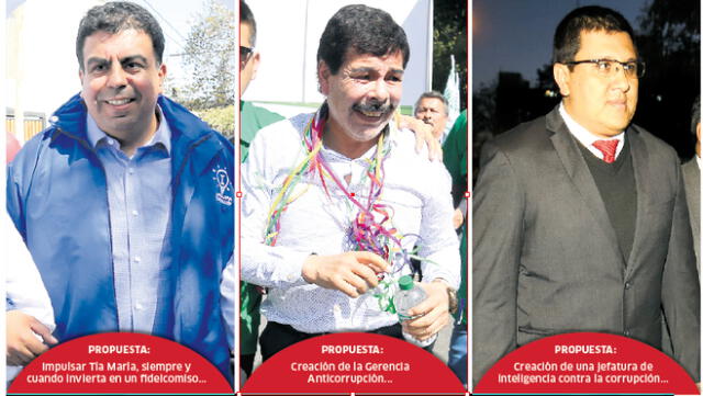 Arequipa: Polémicas propuestas en planes de Ísmodes, Zegarra y Chang