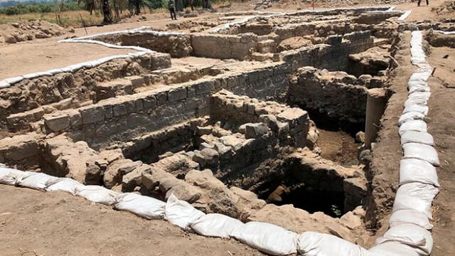 Área de la iglesia descubierta. Foto: El Araj excavations.