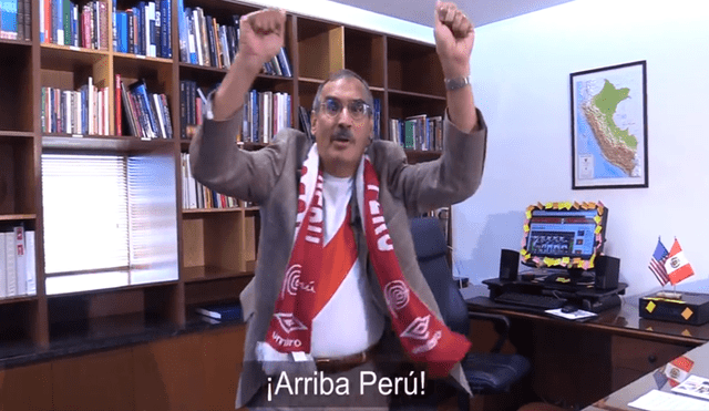 Perú vs. Nueva Zelanda: Embajador de EE.UU. y su pintoresco apoyo a la blanquirroja [VIDEO]
