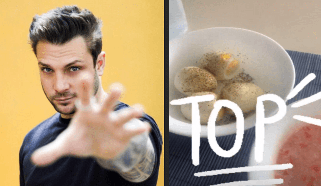 Nicola Porcella asegura que es un Gastión Acurio tras aprender a sancochar huevos en Instagram
