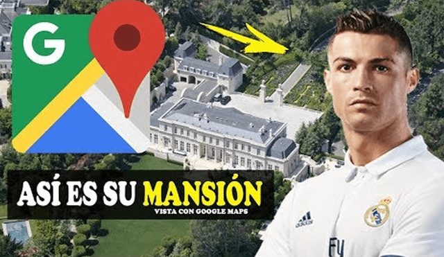 En Google Maps: Hallan lujosa casa de Cristiano Ronaldo en Madrid [VIDEO]