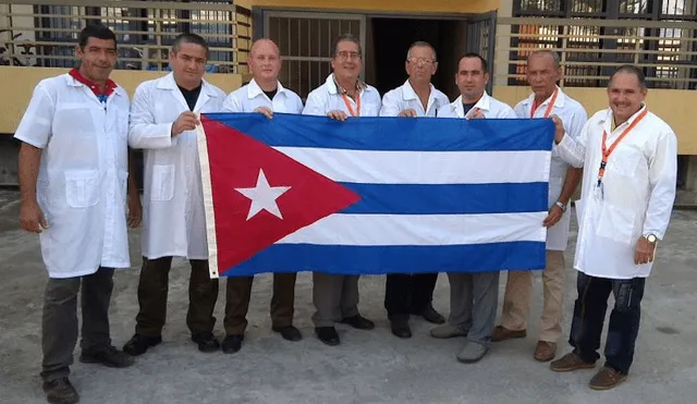 Médicos cubanos. Foto: Difusión.