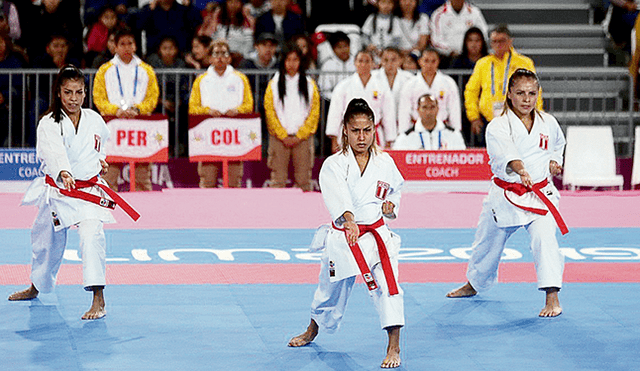 Formidables. Salcedo, Almarza y Romaní ya habían ganado medalla de bronce en Lima 2019.