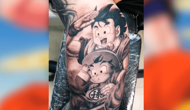 Facebook viral: fan de Dragon Ball Super se hace tatuaje ‘ultra realista’ de Gokú y Gohan y emociona a fans