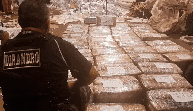 SJL: incautan 800 kilos de cocaína dentro de un almacén [VIDEO]