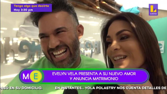 Evelyn Vela presenta a su pareja y anuncia  matrimonio. | FOTO: Captura Latina.