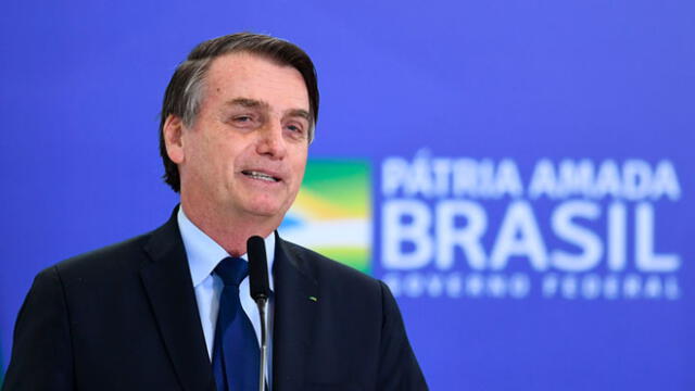 Jair Bolsonaro le responde a Emmanuel Macron. Foto: EFE.