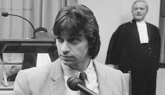 Willem Holleeder en un juicio en Ámsterdam en 1987. Créditos: EFE