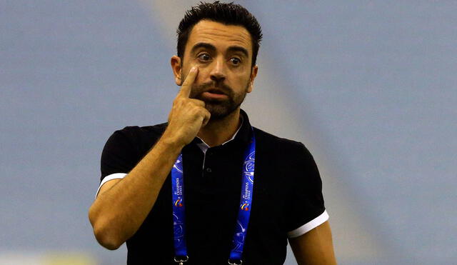 Xavi es entrenador del club Al-Sadd, de Qatar. Foto: AFP