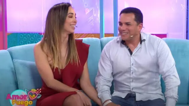 Olinda Castañeda y su novio Christian Marcial planean su matrimonio tras tres meses de relación. | FOTO: Captura Willax TV.
