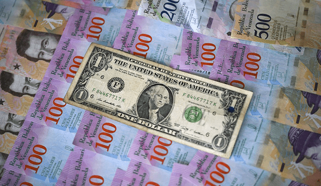 Precio del dólar en Venezuela. Foto: AFP
