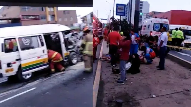 Accidente de tránsito ocasiona tráfico vehicular en Surco 