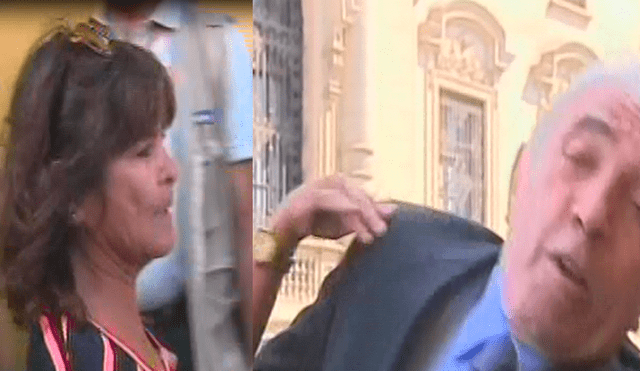 Guido Lombardi recibió manotazo de mujer tras abandonar Palacio [VIDEO]