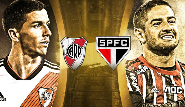 River Plate enfrenta a Sao Paulo por la Copa Libertadores. Foto: Composición Fabrizio Oviedo/GLR