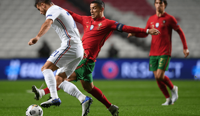 Portugal vs. Francia por la UEFA Nations League. Foto: AFP