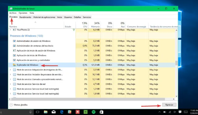 Si el explorador de Windows se te congela no es el fin. Conoce cómo puedes reiniciarlo y hacer que tu PC se recupere sin perder ningún archivo. Imagen: Genbeta.