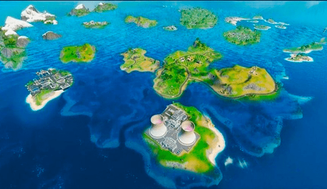 Así luciría el mapa en la temporada 3 de Fortnite. Foto: Fortnite Info.