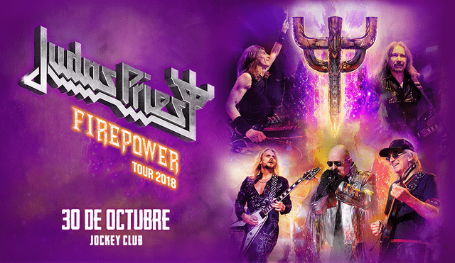 Judas Priest en concierto 2018: ¡Cuponidad trae un precio de locura en entradas desde S/ 133!