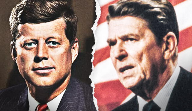 John F. Kennedy murió asesinado, mientras que Ronald Reagan estuvo al borde de la muerte tras un atentado. Foto: Composición Fabrizio Oviedo / La República.