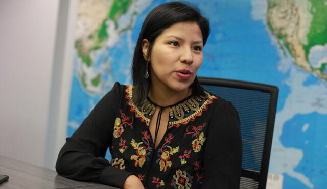 Indira Huilca postuló al Congreso en 2016 con Frente Amplio. Foto: La República.
