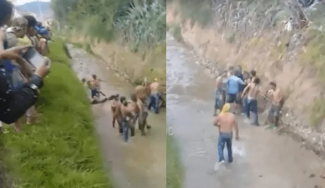 Facebook: La brutal pelea que empezó en pleno carnaval de Cajamarca [VIDEO]