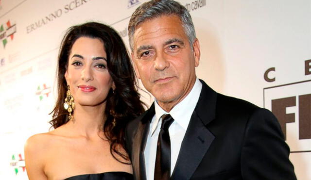 George Clooney y su esposa Amal tendrán mellizos este año