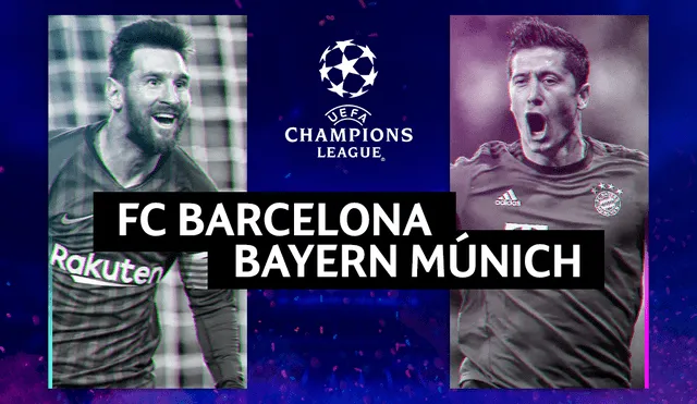 Barcelona vs. Bayern Múnich por la Champions League. Gráfica: Gerson Cardoso/La República