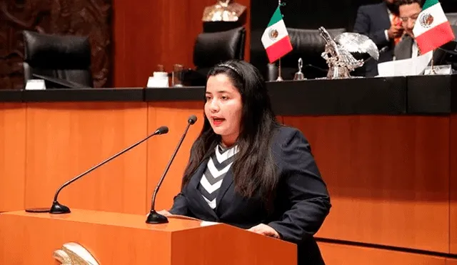 Claudia Balderas es una senadora por Veracruz, perteneciente al Movimiento de Renovación Nacional (Morena). Foto: Difusión.