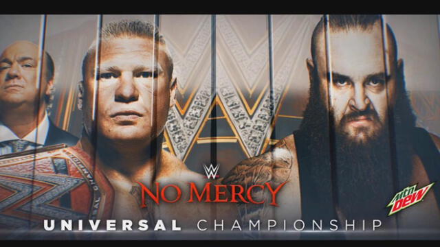 Brock Lesnar defenderá el título Universal ante Braun Strowman en WWE No Mercy