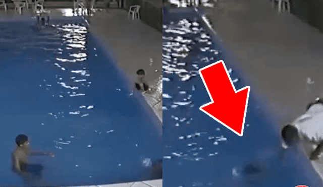Facebook viral: niño iba a morir ahogado, pero vigilante lo salva justo a tiempo [VIDEO]