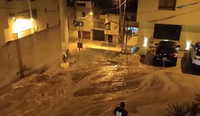 Aniego ha perjudicado a varios vecinos de la zona de Pamplona Baja en SJM. Foto: difusión