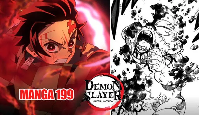 El manga 199 de Kimetsu no yaiba manga muestra el resultado de Muzan. Créditos: composición