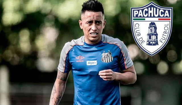 El peruano Christian Cueva volvería a México para defender la camiseta del Pachuca.