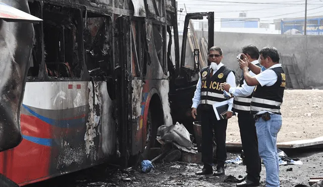 Incendio de bus en Fiori: se registraron 17 personas fallecidas 