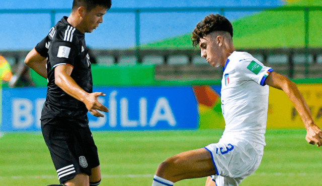 Con goles de Gnonto y Udogie, Italia venció 2-1 a su similar de México por la segunda fecha del Grupo F del Mundial Sub-17 Brasil 2019.