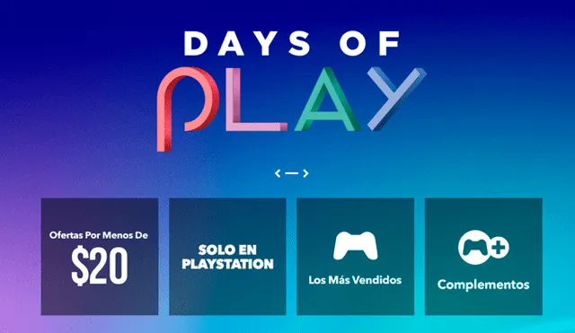 Days of Play 2020: ofertas en juegos de PS4