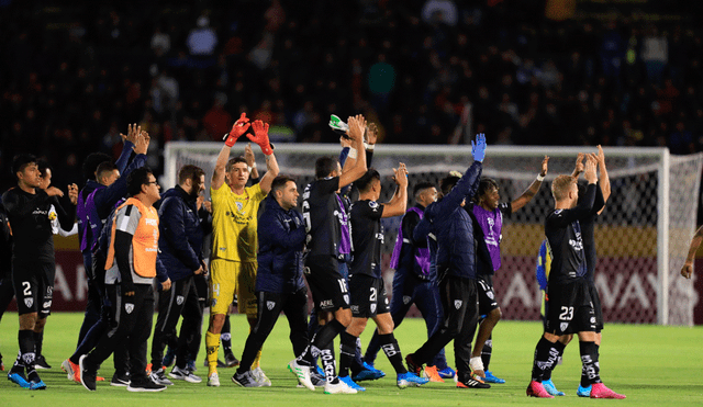 Alejadro Cabeza marcó el gol que le dio a Independiente del Valle el pase a la final de la Copa Sudamericana 2019. | Foto: EFE
