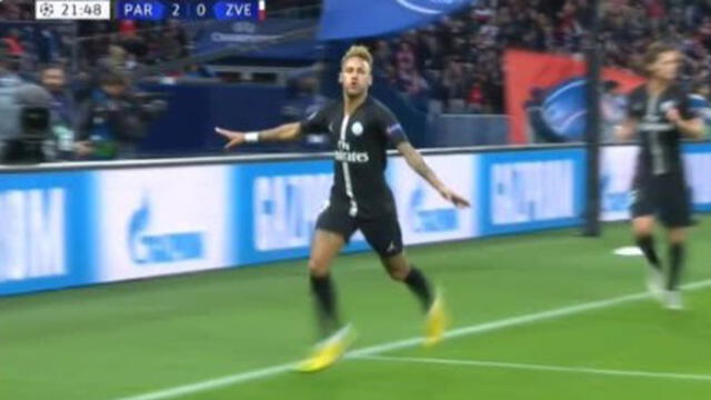PSG vs Estrella Roja: Tras pase de Kylian Mbappé, Neymar firmó su doblete [VIDEO]