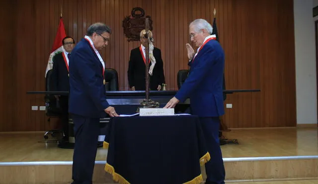 Juramentó nuevo presidente de Fiscalía Suprema del Fuero Militar Policial