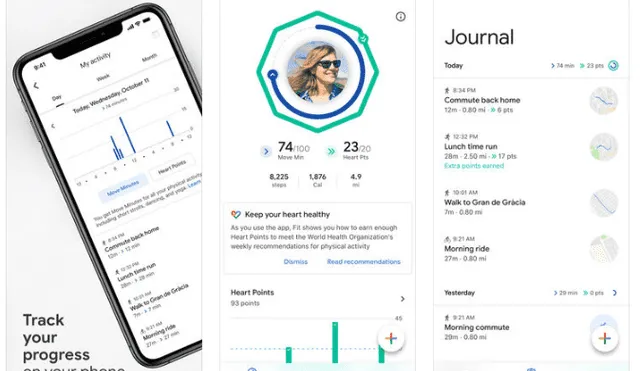 iPhone: Google Fit ya está disponible para dispositivos iOS y así lucirá la aplicación [FOTOS]